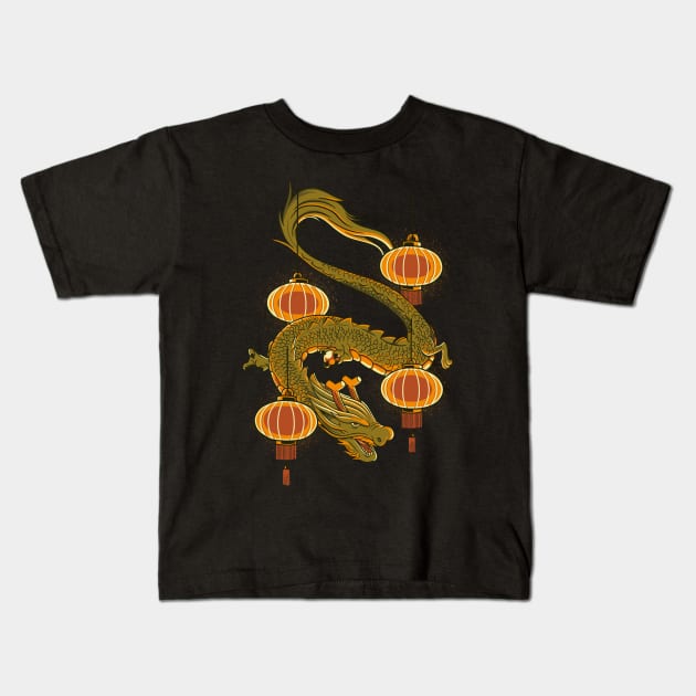 Dragon Fly Kids T-Shirt by Tobe_Fonseca